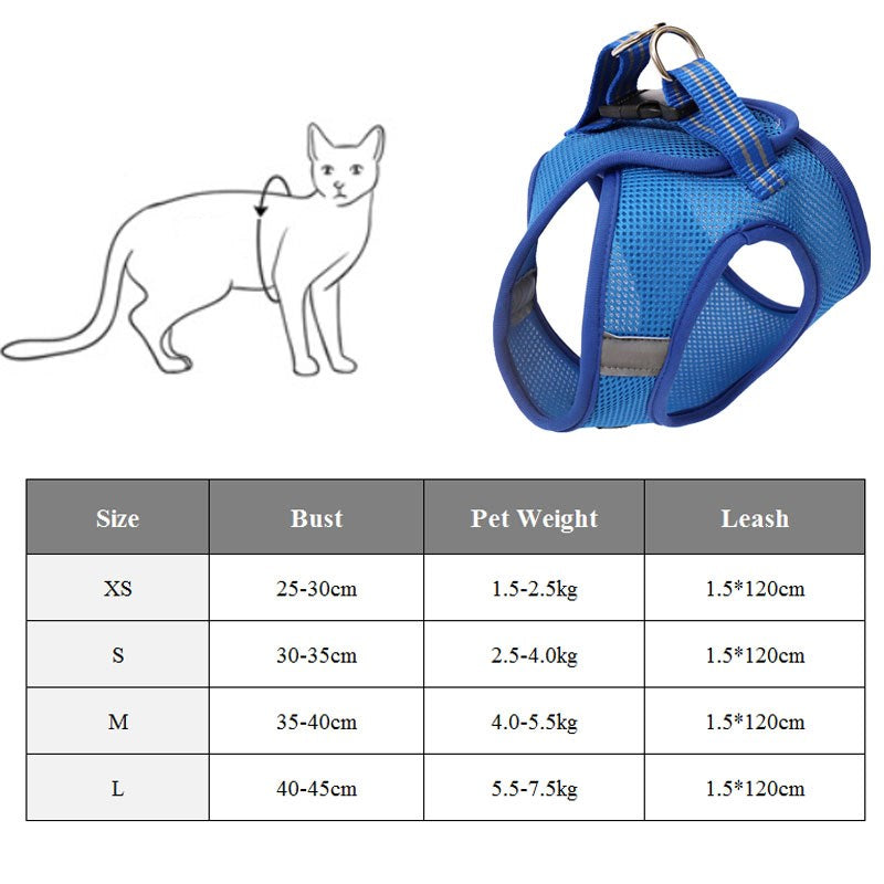 Cat Harness and Leash | Kitten Harness and Leash | Glampup